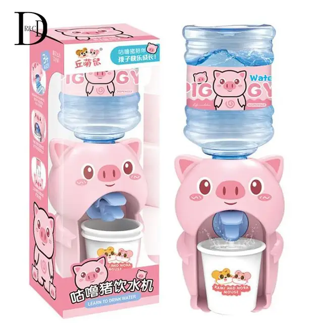 Mini Cartoon Drink Water Dispenser Toy Kitchen Play House Toys Mini Water Dispenser Toy Kitchen Playhouse 1