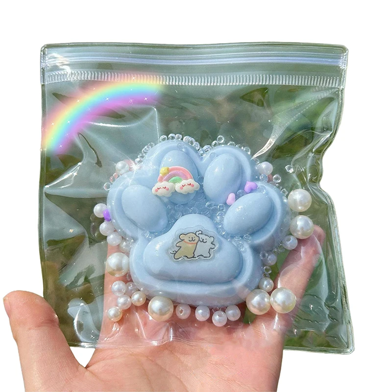Cute Line Dog Cat Paw Squeeze Toys Slow Rebound Stress Relief Decompression Toy For Kids Toys 5