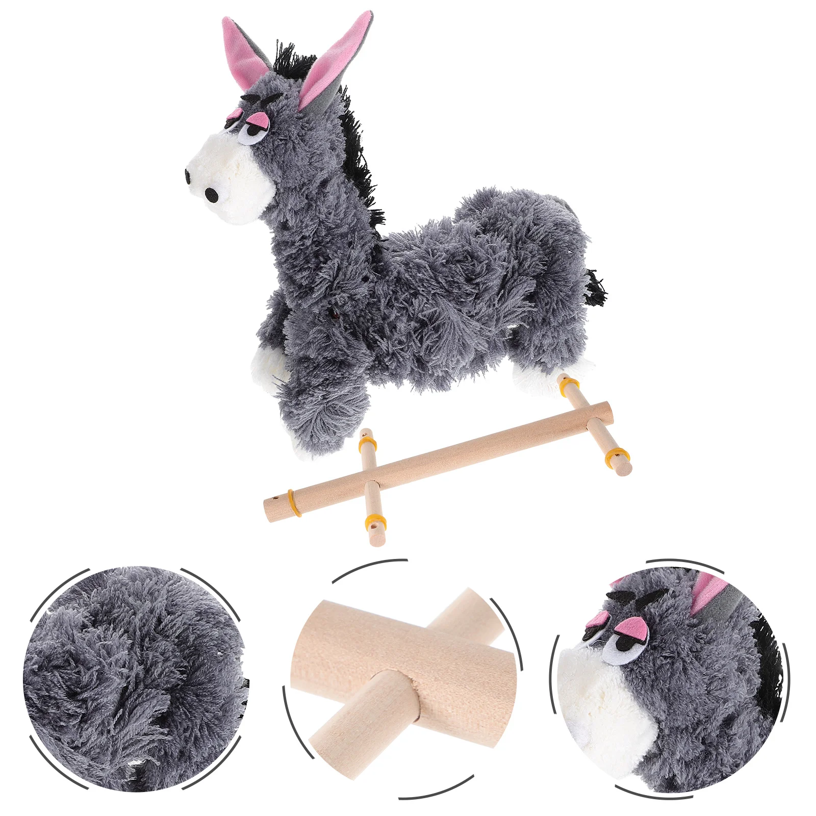 

Donkey Marionette Animals Puppet Wooden Marionettes Show Toy Unique Puppets Funny Figure Craft Toys Girls