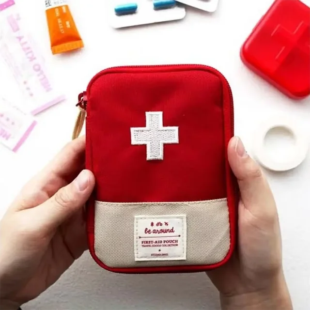 Petite trousse de premiers soins à domicile, stockage de médicaments à domicile, voyage en plein air, Mini petite boîte Portable, trousse de premiers soins médicaux 1
