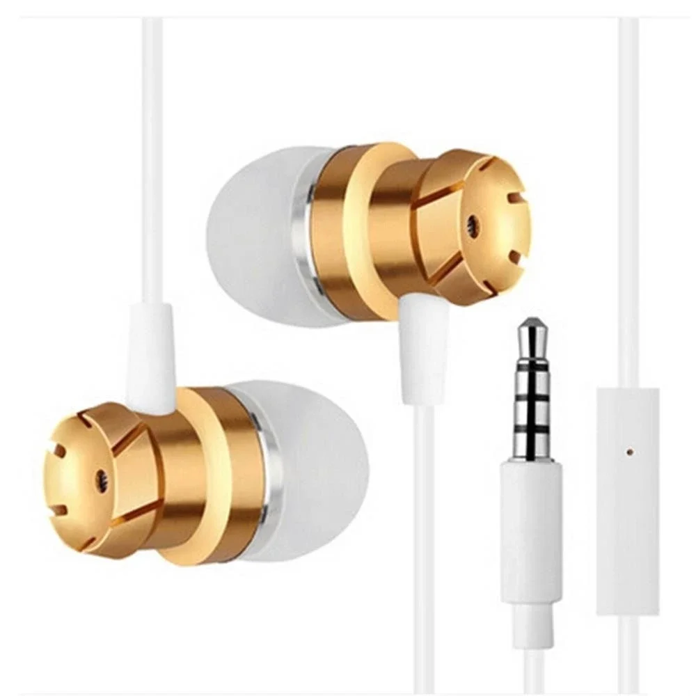 Ultra Bass Wired In-Ear Earphones with Mic - Enhanced Sound for Music, Gaming, and Calls