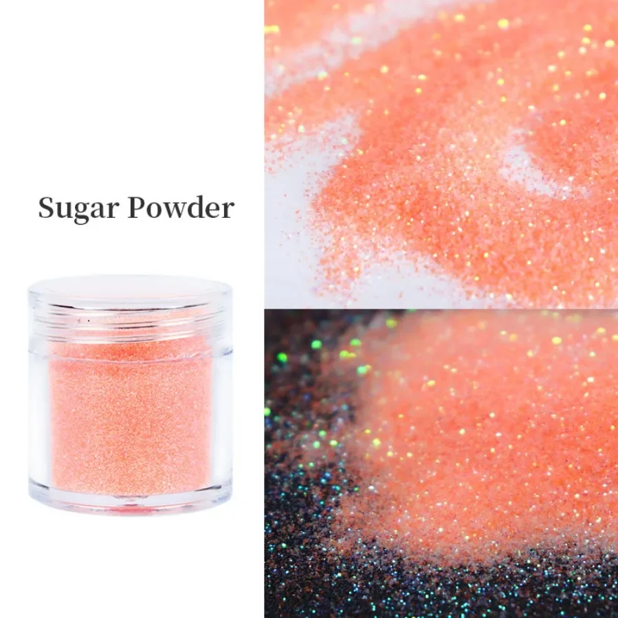 10ml/bottle Nails Art Glitter Candy Sugar Powder Acrylic Carving Powder 3D Sculpture Manicure PET Nail Carving
