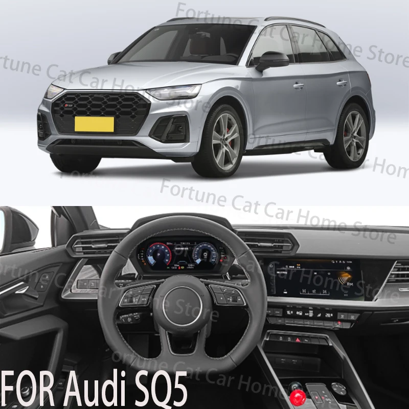 

FOR AUDI SQ5 car BUTTON START Modification of pull rod decorative ball All metal ball tie rod Circular decorative cover