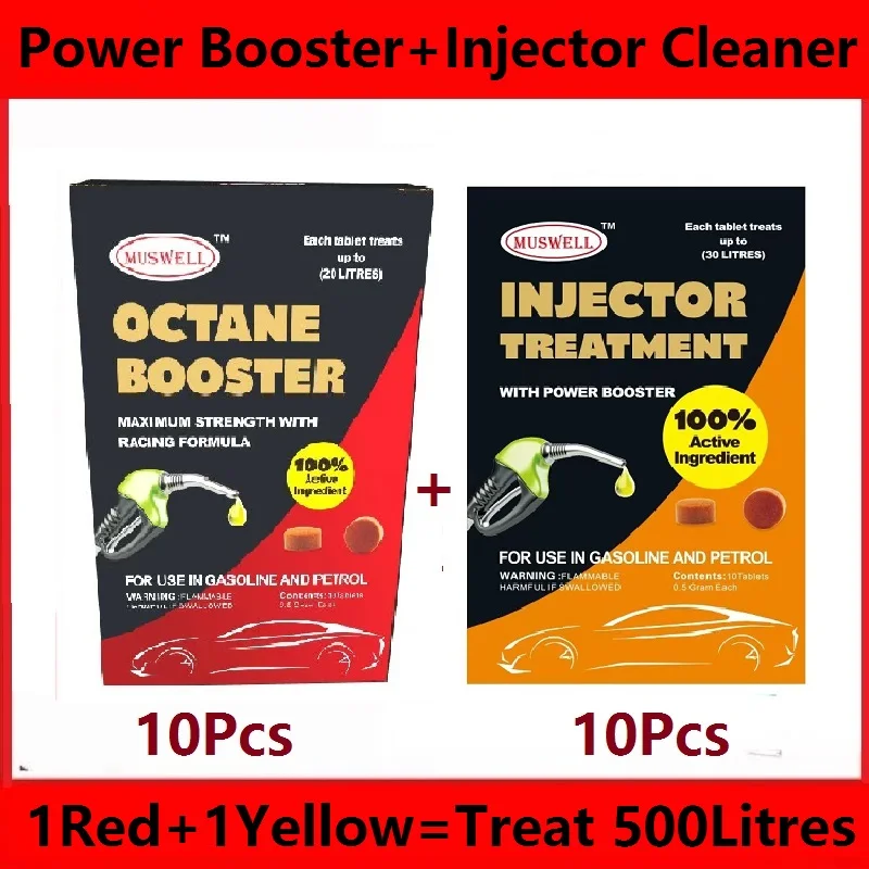 Octane Booster Fuel Treatment Maximum Strength Power Booster Faster Acceleration Fuel System Injector Cleaner