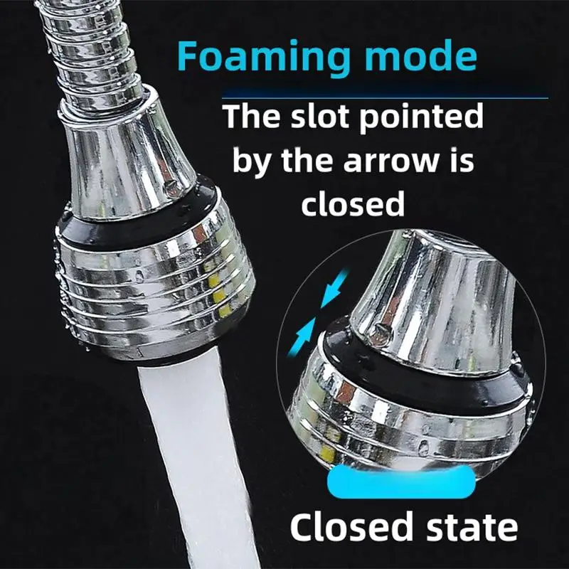 360° Rotating Kitchen Faucet Sprayer Extension with Aerator