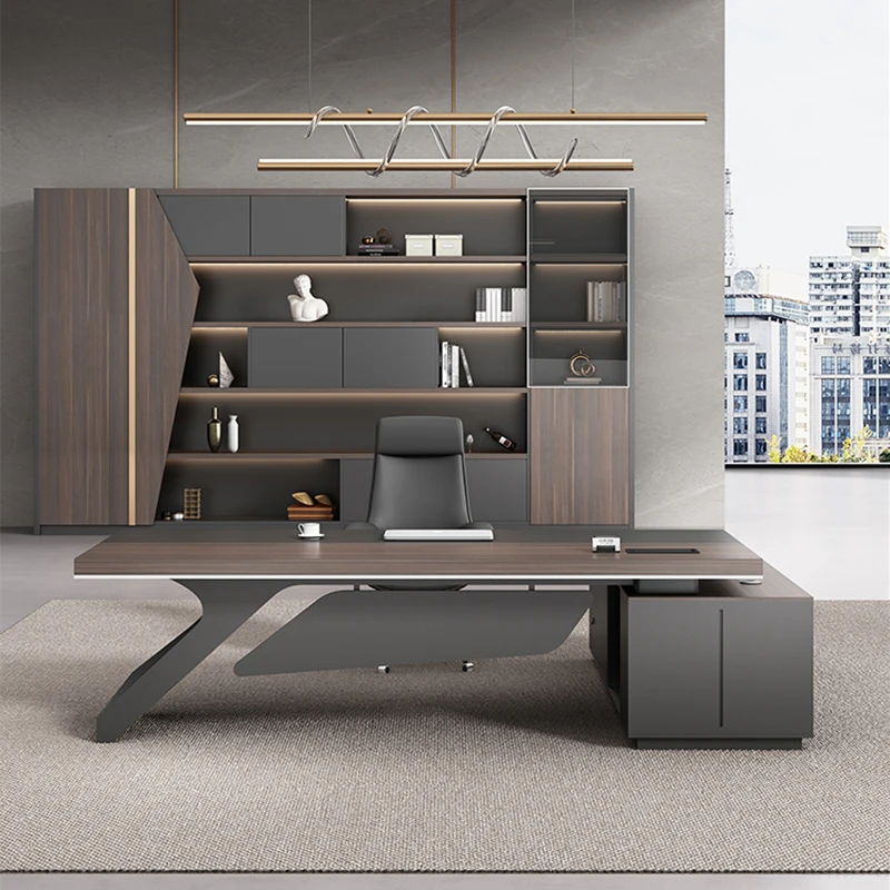 Reception Computer Office Desks Table Standing Storage Lap Desktops Writing Office Desks Executive Meuble Bureau Accessories reception writing office desks l shape executive desktop drawers workbench conference storage tavolo da lavoro luxury furniture