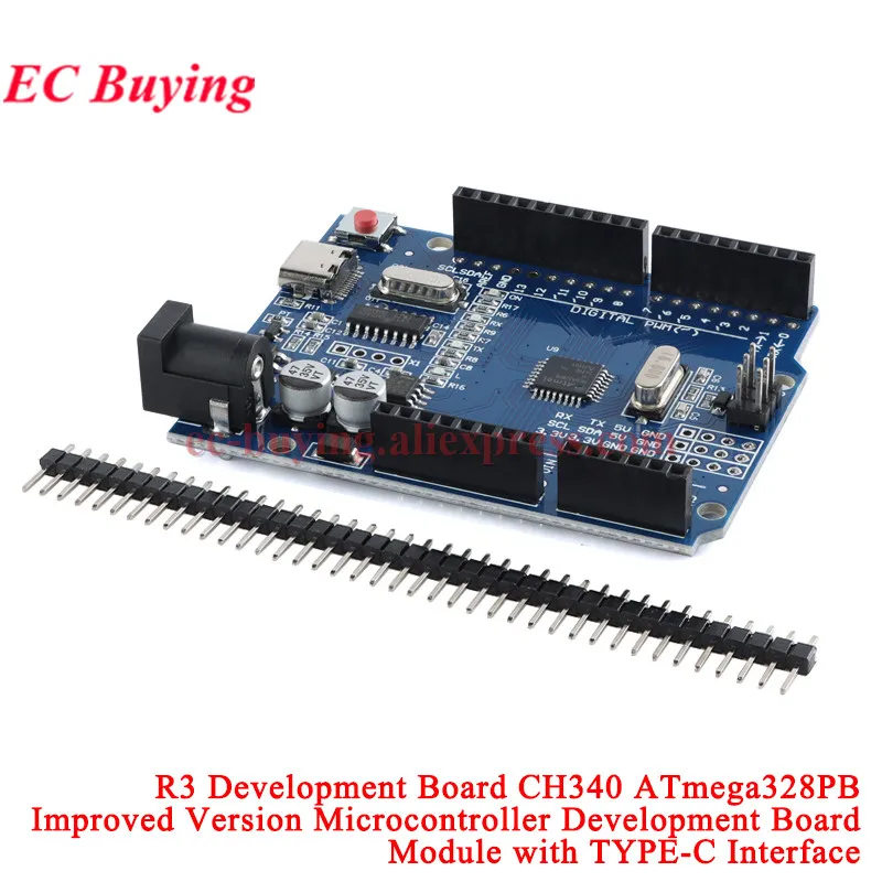 ATMEGA2560 ATMEGA2560-16AU CH340G R3 Embed Development Core Board Modul Pro Mini Mega WiFi AVR TYPE-C USB für Arduino Mega2560 – Detail 8