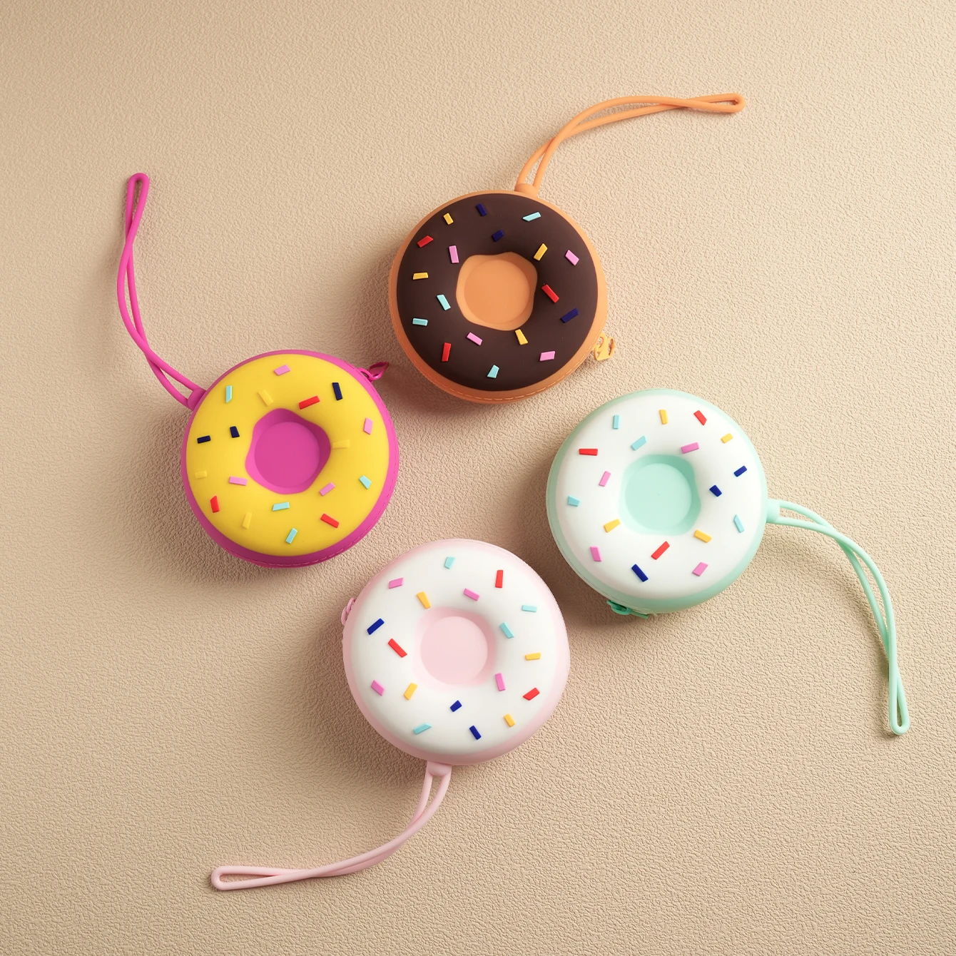 Pacifier Holder 1PCS Baby Silicone Pacifier Storage Case Donut Shape Portable Cover Pouch Box
