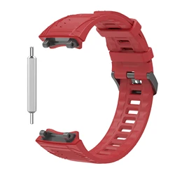 Silicone Sport Strap Replacement Band with Tool Kit - Amazfit T - rex 3 (Red)