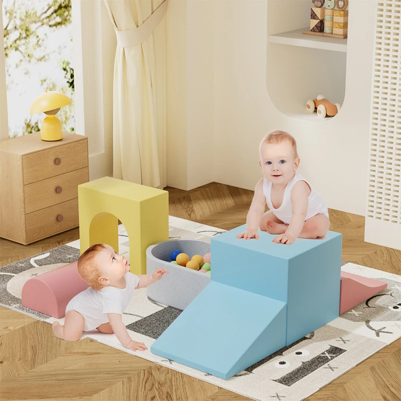 Indoor Playground Small Modular Soft Play Equipment Set Toys Climbing Blocks for Toddlers
