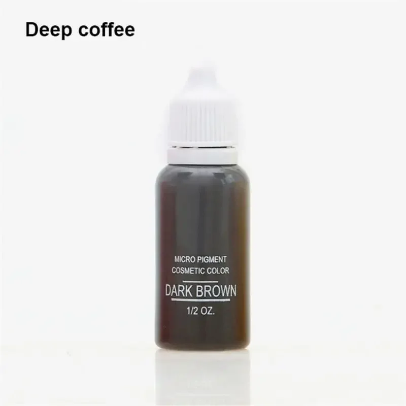 Tattoo Ink Microblading Pigments 23 Colors Permanent Makeup Color Natural Eyebrow Dye Plant For Tattoos Eyebrow Lips 15ml/bottle