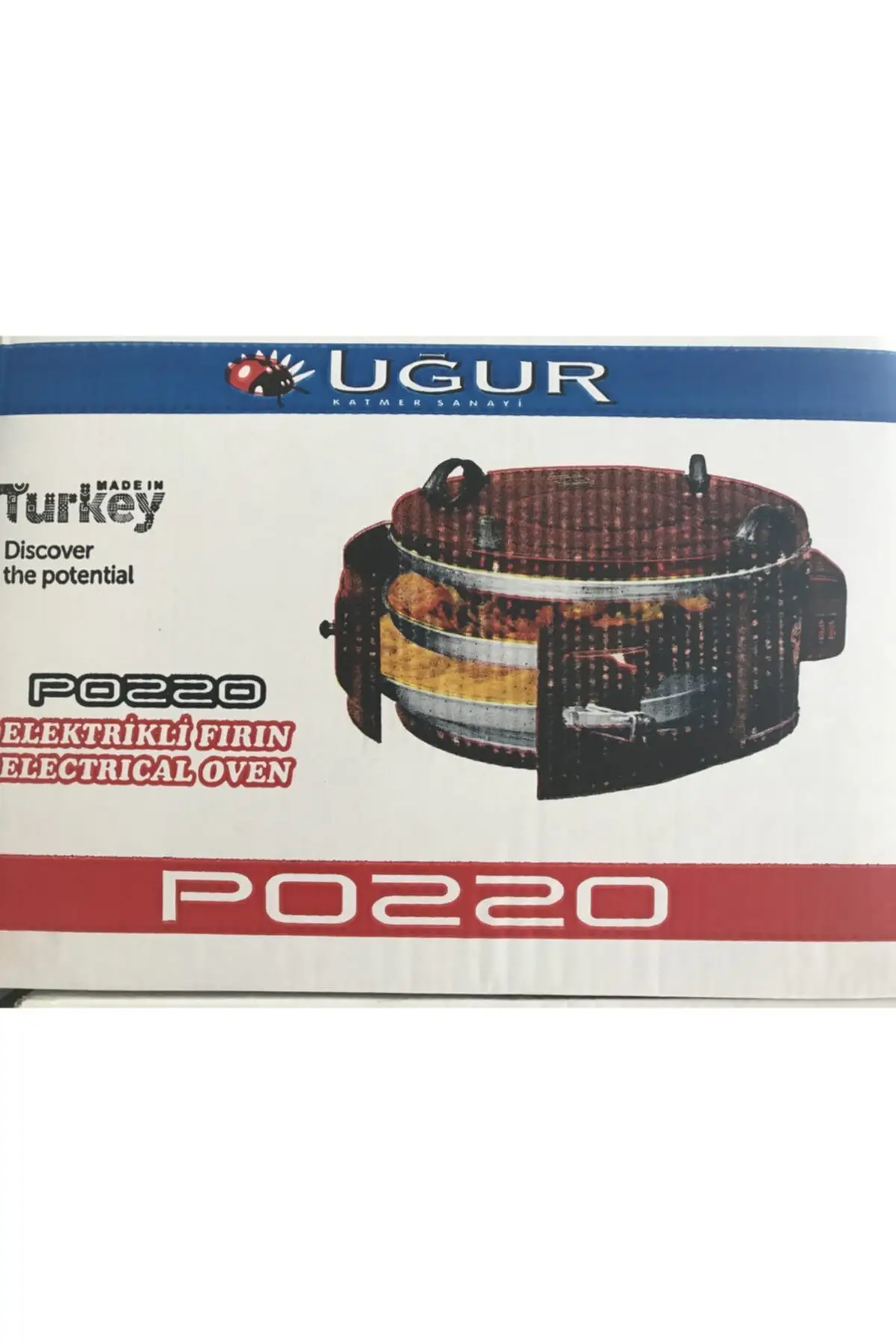 Turbo Double Tray Oven-trays Emaya Ovendouble Tray Round Drum Oven Electric Oven Multifunctional Durable Mini Intelligent Timing