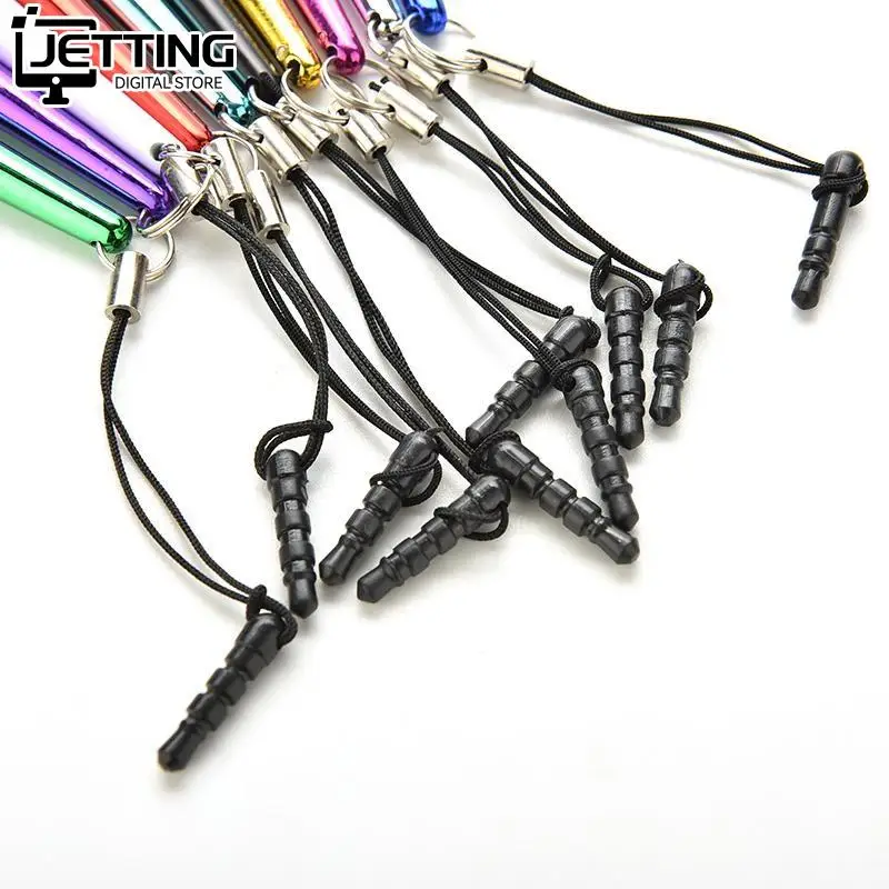 Universal Long Capacitive Screen Touch Pen Stylus for Smart Cell Phones Tablets Pens with Dust Plugs 10Pcs stylus pen touch screen stylus