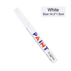 White Paint Marker Set - Waterproof, Oil-Based, Quick Dry, Permanent (3 Pack) (3pcs White new)
