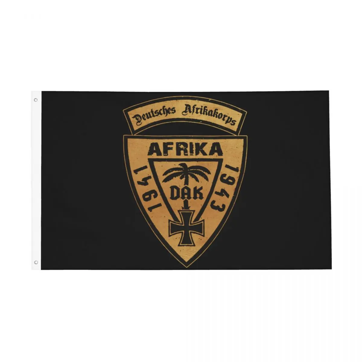 Wehrmacht Flag Indoor Outdoor Banner Dak Tedeschi Afrikakorps Africa 1941-43 Decorazione Double Sided 60X90 90X150Cm Bandiere
