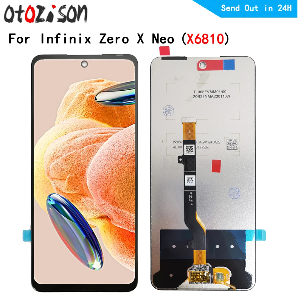 

X6810 LCD 6.78" IPS For Infinix Zero X NEO X6810 LCD Display Touch Panel Screen Digitizer With Frame Assembly 1080*2460