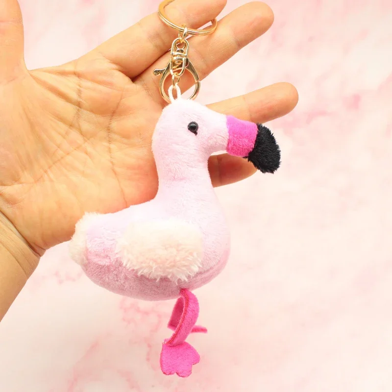 ピンク マスコット型 ぬいぐるみ ピンクのフラミンゴ型のぬいぐるみ,12cm,フラミンゴの形をした