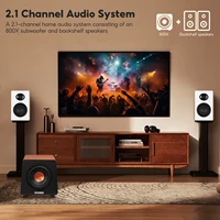 AIYIMA 800X Subwoofer 150W 8 Inch Active Speaker Deep Bass Wood Grain Woofer Amplifier Input RCA/AUX/LFE - Image 4