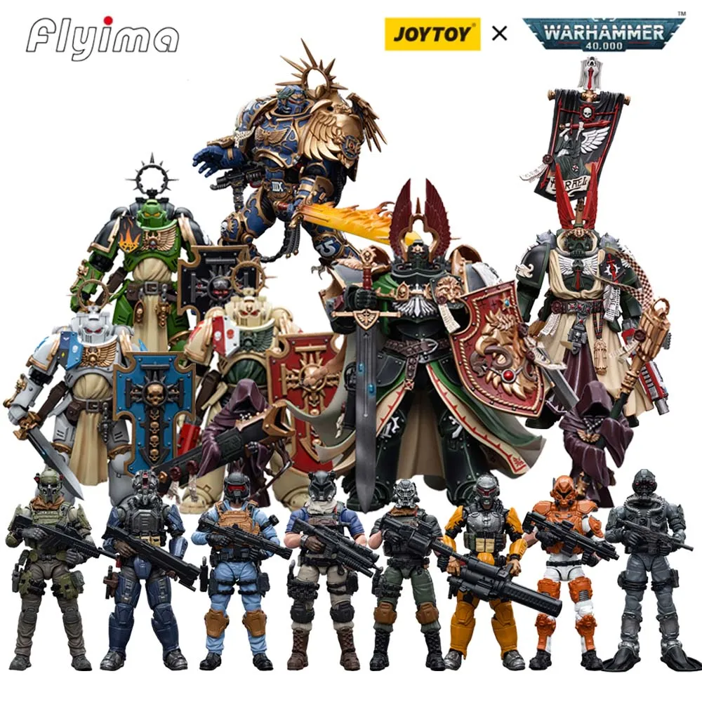 JoyToy Warhammer 40.000 - Action Figure Black Templars Sword Brethren (Set 2 Figure) 1/18 Modello Da Collezione - 2