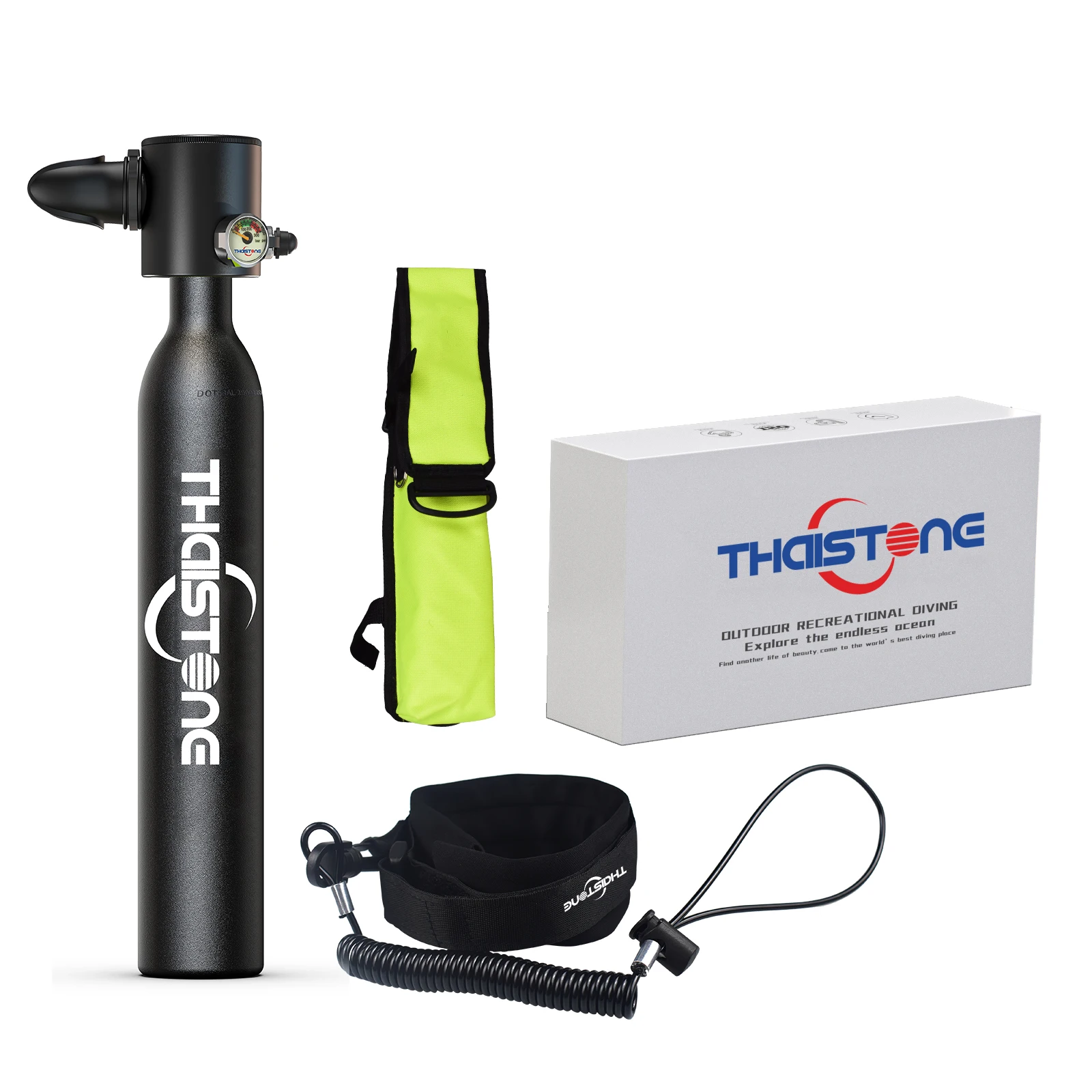 TAIITONEE-Mini Scuba Diving Oxygen Cylinder 0.5L 5-10 Minutes Underwater Breathing Respirator