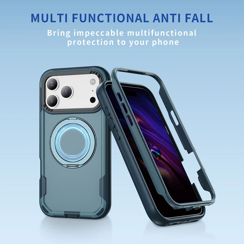 Shockproof Heavy Duty Armor Phone Case with Metal Brackets
