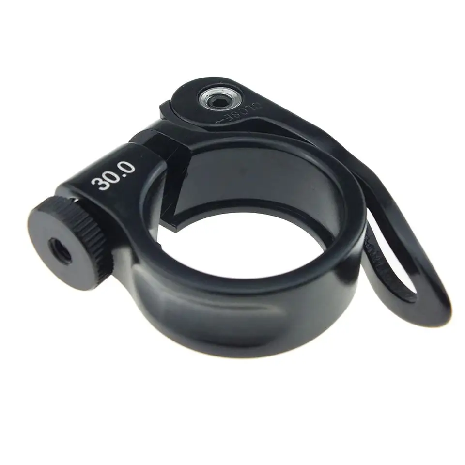 Collier De Serrage Tige De Selle 30mm - Pince Aluminium Pour Vélo - Noir