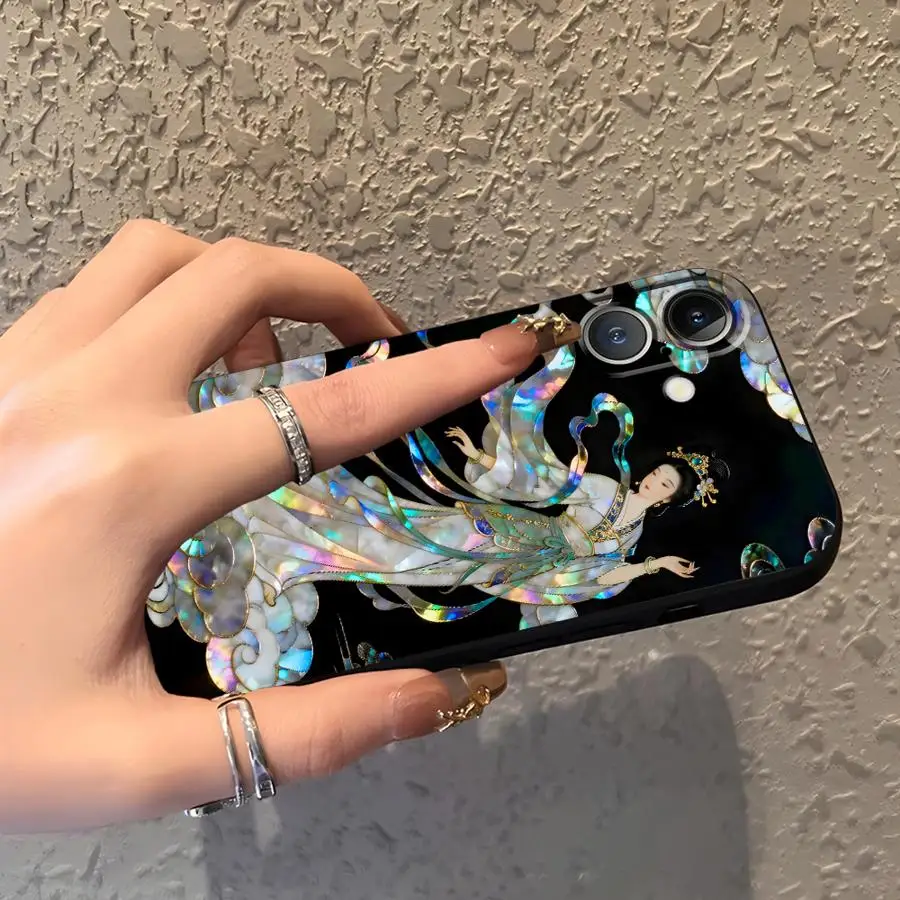 Phoenix Mother Of Pearl Art Print Phone Cover Case