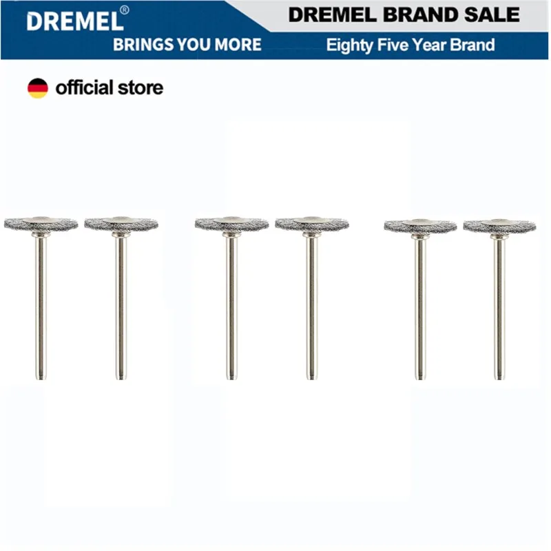 Dremel 428 Testa Della Spazzola In Acciaio Al Carbonio Lucidatura Accessori Per Utensili Puliti Per Dremel 3000 4000 4250 8220 8260 Parti Di Trapano E