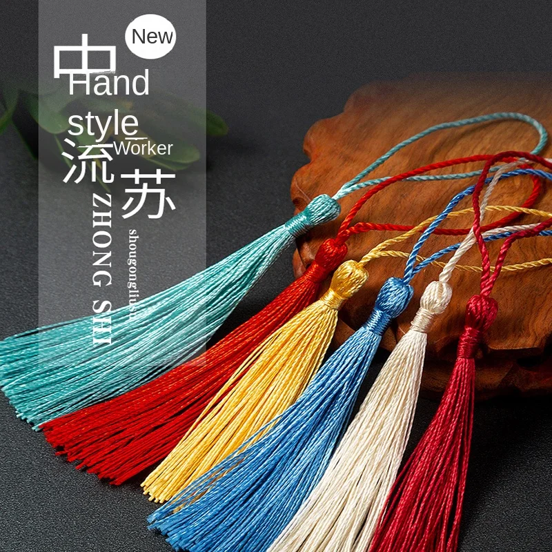 

Silk Tassel Fringe for Curtains, Sewing Accessories, Trim Pendant, Curtains, Jewelry, DIY Home Decor, Tassels for Crafts, 100Pcs