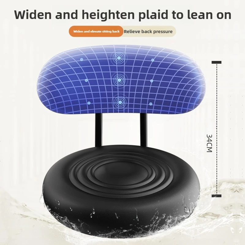 Modern Minimalist Round Adjustable Swivel Reception Counter Height Home Luxury Bar Seat Top Bar Stools Kitchen Counter Stool