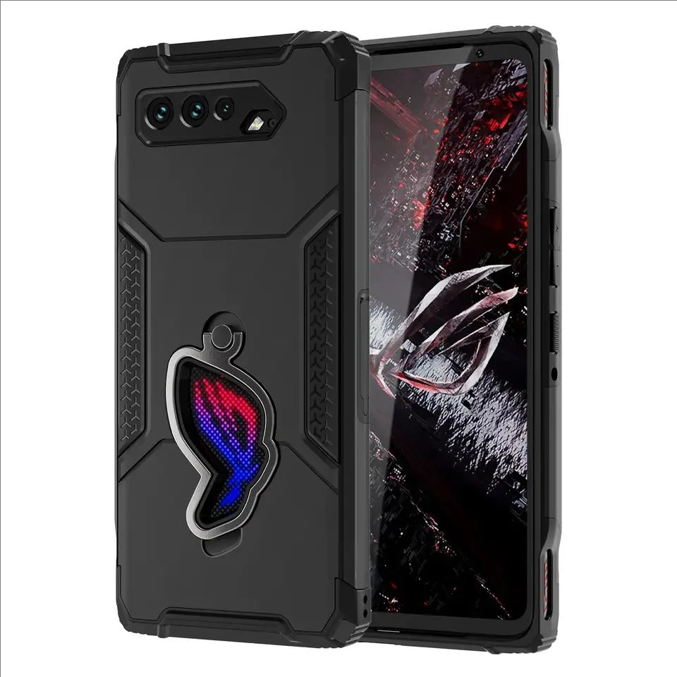 Shockproof Military-Grade Gaming Phone Case with Hard PC Back & Soft TPU Bumper