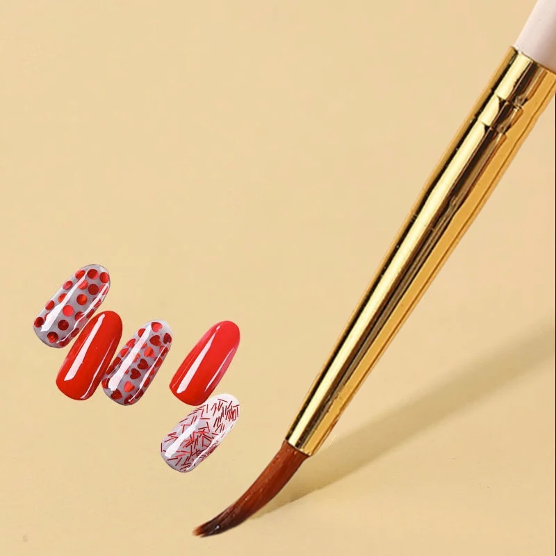 1PCS UV Gel Nail Brush Liner DIY Painting Pen Manicure Acrylic Drawing Brush For Nail Art Design Nails Tip Display Painting Tool
