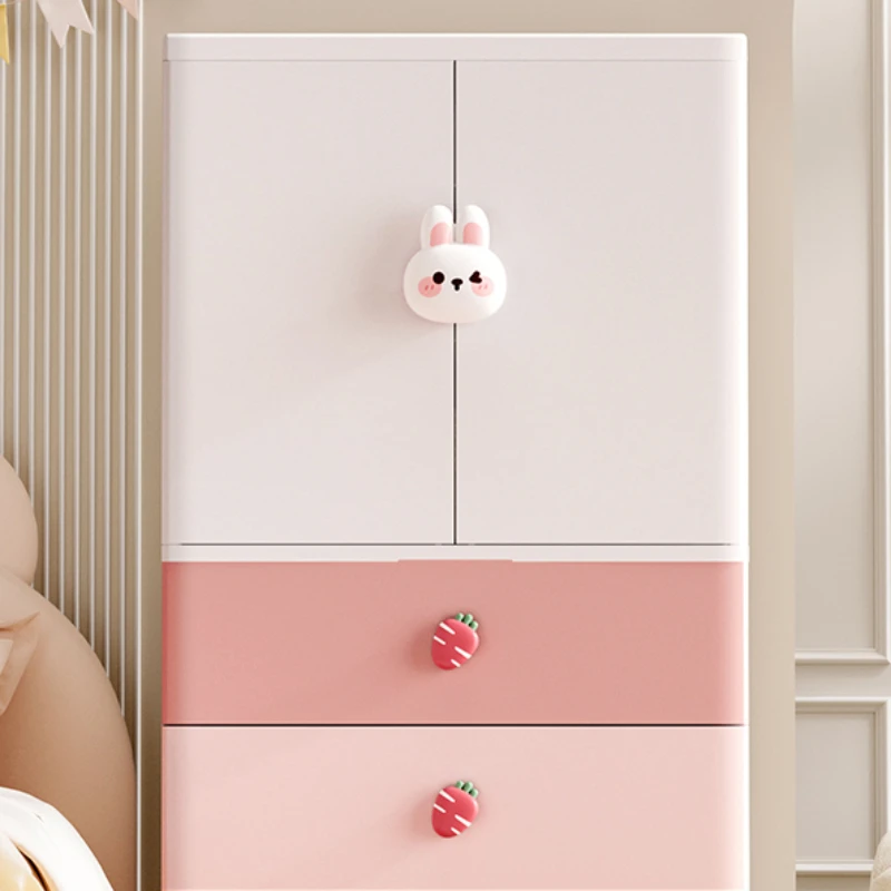 Storage Cabinet Children Wardrobes Organizer Portable Hangers Children Wardrobes Drawer Penderie Enfant Room Furniture MR50CW