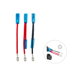 Jumper Wires Set with Male and Female Terminals for Rocker Switch Plug Connector (1 set)
