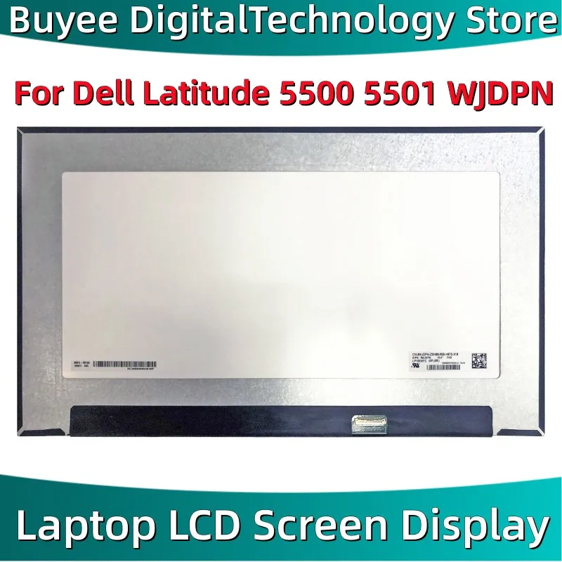 

15.6” Original For Dell Latitude 5500 5501 WJDPN Laptop LCD Screen 1920X1080 30Pins EDP LED Display Module Replacement