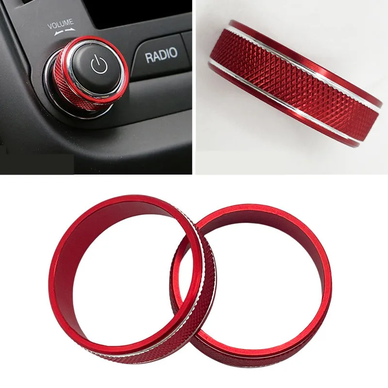 2 Pz Cd Interruttore Manopola Copertura Cruscotto Pulsante Trim Accessori For11-18 Jeep Wrangler Jk Jku 10-16 Jeep Compass 11-16 Jeep Patriot