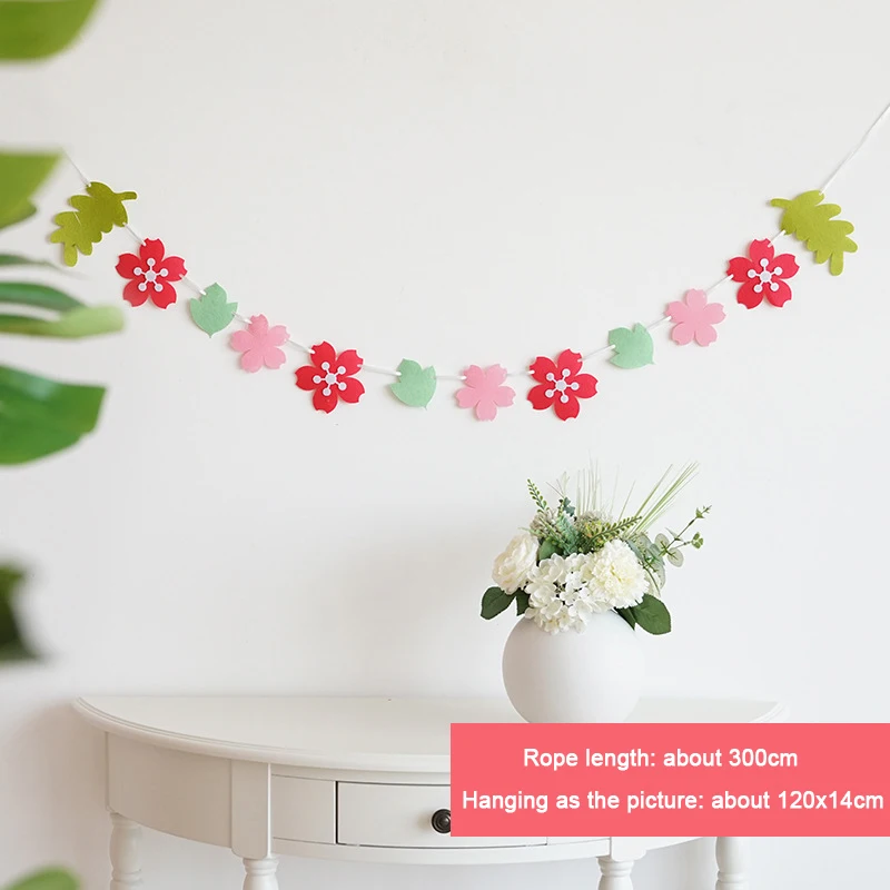 Vibrant Daisy String Hanging Party Banner Decor