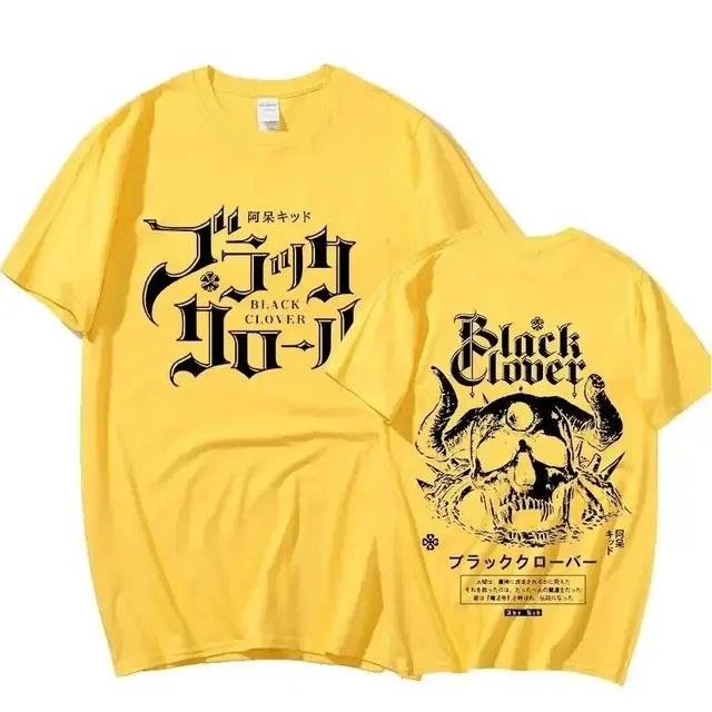 Black Clover Skull Shirt 4