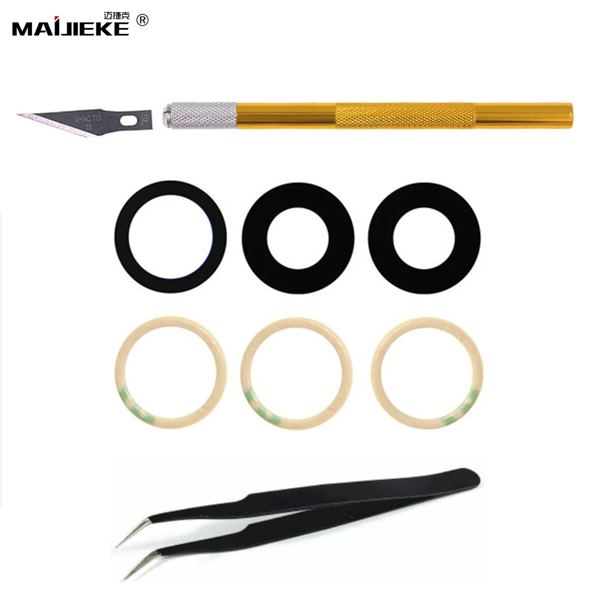 Premium Back Camera Glass Replacement Kit