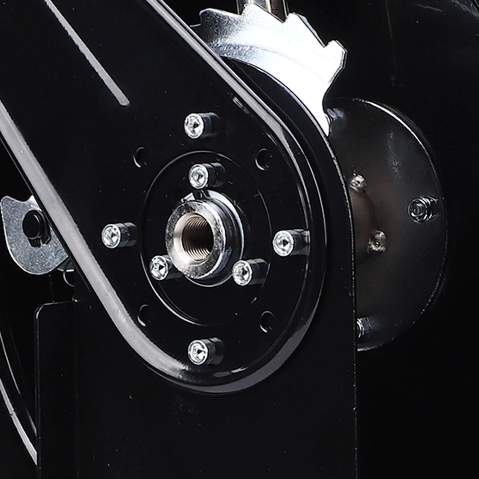 Pressure Washer Hose Reel 2 Arm 3/8inx49.21ft Retractable Auto Rewind Heavy Duty Steel with 49.21ft Hose 4.9ft Wire 4000PSI for