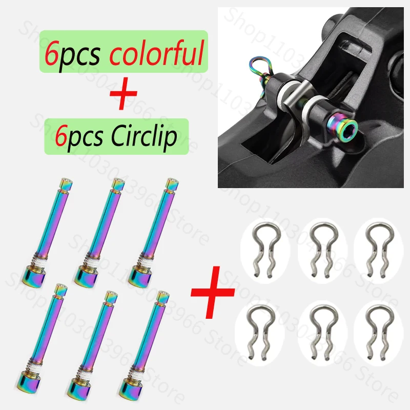6 pezzi colorati