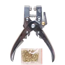 

Eyelet Grommet Pliers Setting Steel Hole Punch Eyelet Setter Kit Metal Retainer Punching Machine With Grommets Pliers