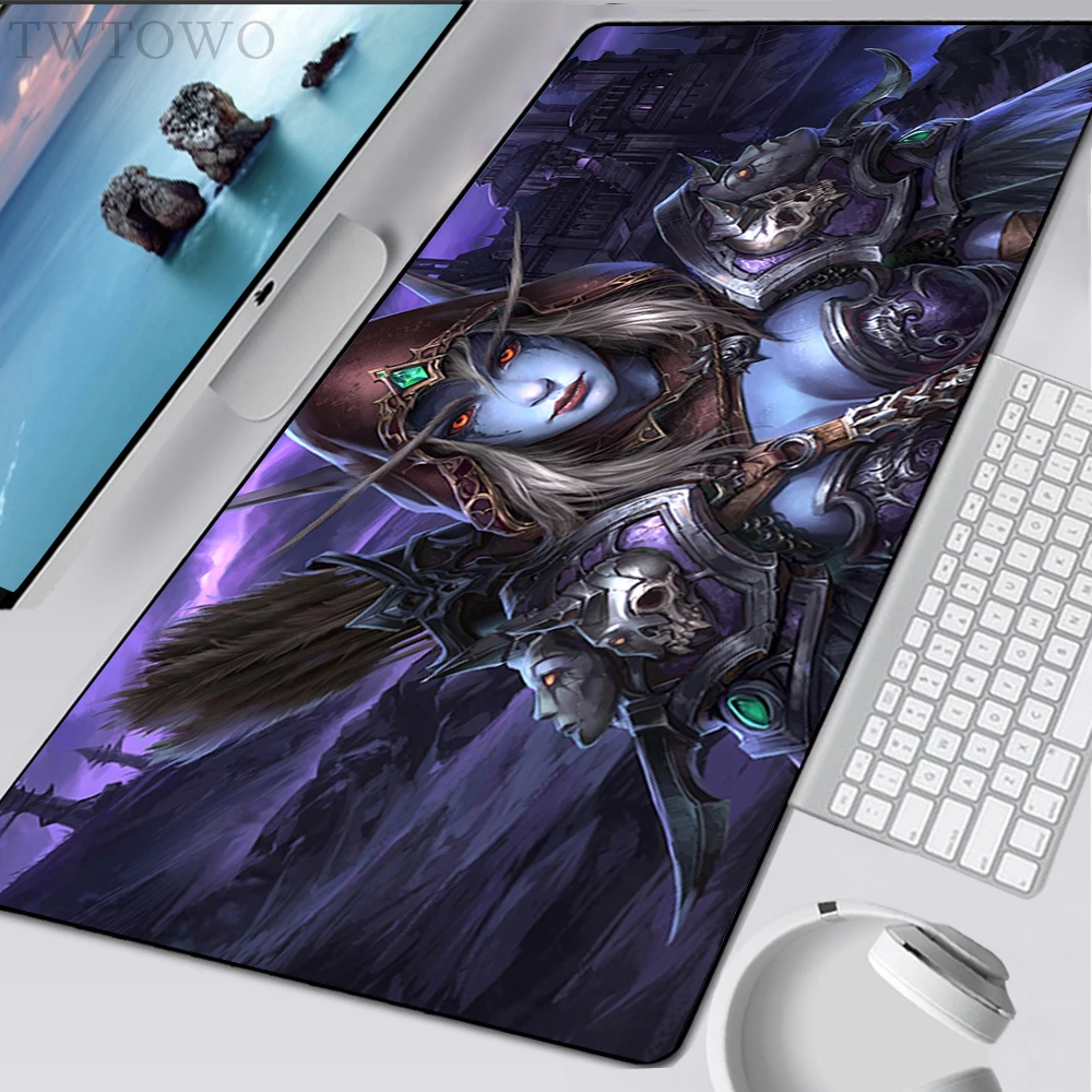 

World of Warcraft Sylvanas Mouse Pad Gamer HD XXL New Large Mouse Mat Desk Mats Laptop Office Natural Rubber Gamer Mice Pad