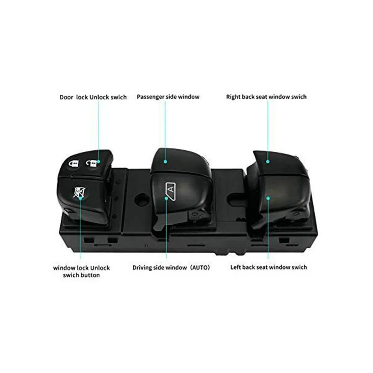 Nuovo Pulsante Alzacristallo Per Nissan Skyline Hennessy Promaster Muslimex Interruttore Alzacristallo Sw11383 Muslimate