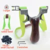 Stainless Steel Slingshot Outdoor Entertainment and Leisure Hunting Tools, Professional Bow and Arrow Shooting Equipment 1