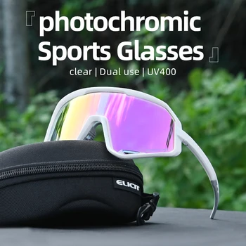 ELICIT Auto Tint Bike Sunglasses for Men Women MTB Cycling Climbing Outdoor Sports UV400 1