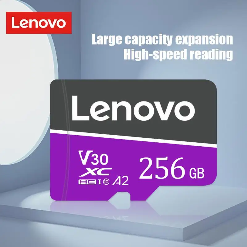 Scheda Di Memoria Lenovo 512Gb Micro Sd Tf 64Gb Scheda Di Memoria 128Gb 256Gb Scheda Di Memoria Flash Sd/Tf Ad Alta Velocità 256 128Gb Scheda Di Memor