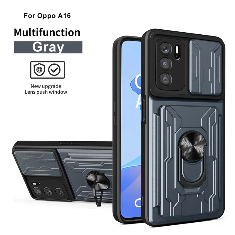 MOJIA Custodia per Oppo A16 / A16s / A54s, Anti-Drop And