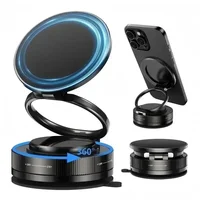 360° Foldable Magnetic Phone Mount! 2025 New Vacuum Suction Cup, Ultra-Strong Adsorption Alloy Bracket for Cars & Desktops - Image 5