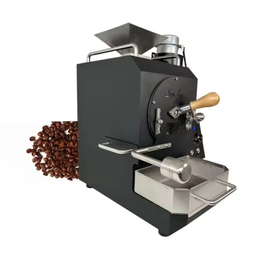 300g Hot Air Small Rotate Drum Coffee Bean Roaster Commercial Coffee Beans Roasting Roaster Machine Electric 1650W Coffee Baker